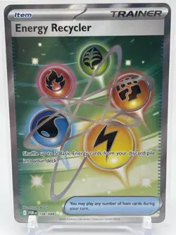 Pokemon TCG Energy Recycler Trainer 108/088 perfect order full art - Image 1
