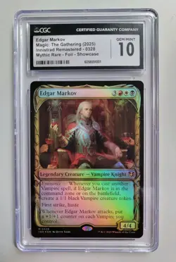 MTG - Innistrad Remastered: Edgar Markov (0328) - CGC GEM MINT 10- Mythic Foil - Image 1