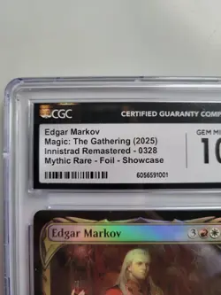 MTG - Innistrad Remastered: Edgar Markov (0328) - CGC GEM MINT 10- Mythic Foil - Image 2