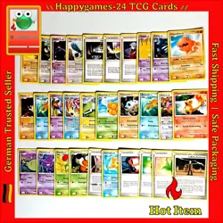 30x Pokemon Karten WOTC Sammlung gemischt div. Set TCG non Holo /Y46 - Image 1