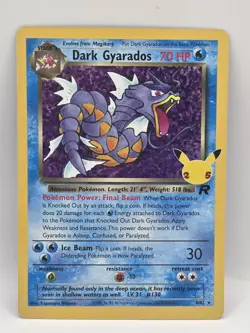 Pokemon TCG Dark Gyarados 8/82 25th Anniversary Celebrations Holo - Image 1