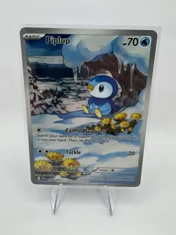 Pokemon TCG - Piplup Illustration Rare - Phantasmal Flames 98/94 NM - Image 1