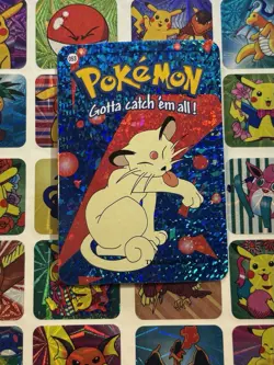 Pokemon 151 Vintage Pocket Monsters Vending HOLO Prism Sticker 2000 Nintendo - Image 4
