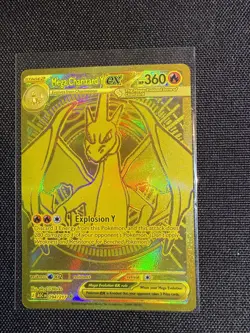 Pokemon TCG Mega Charizard Y ex GOLD 294/217 Ascended Heroes ME2.5 NM - Image 1
