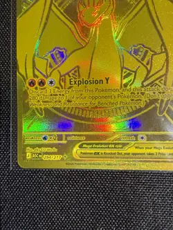 Pokemon TCG Mega Charizard Y ex GOLD 294/217 Ascended Heroes ME2.5 NM - Image 2