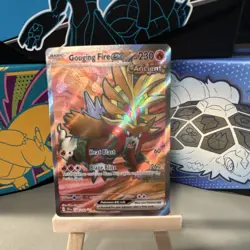 Pokemon TCG Gouging Fire EX 188/162 SV05 Temporal Forces Ultra Rare Holo - Image 1