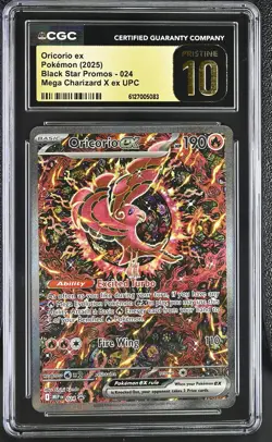 Oricorio ex 2025 Pokemon Black Star Promos CGC Pristine 10 #024 - Image 1