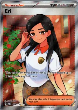 2025 Scarlet & Violet Series - Prismatic Evolutions Eri Ultra Rare #136 - Image 1