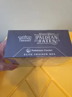 Pokemon Center Paldean Fates Elite Trainer Box FACTORY SEALED PC ETB + Case - Image 2