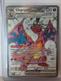 Pokemon Charizard 004/102 Base Set Holo Rare 120HP English Mitsuhiro Arita - Image 1