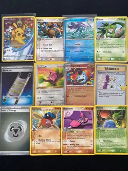 Pokemon Lot Of 12 Pikachu SWSH020 Black Star Promo Pikachu Celebrations Full Art - Image 1