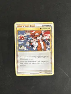 Pokemon TCG Fisherman Heartgold Soulsilver 92/123 Regular Uncommon Non Holo - Image 1