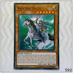 Valkyrie Erste - SHVA-EN003 - Super Rare 1st Edition Yugioh - Image 1