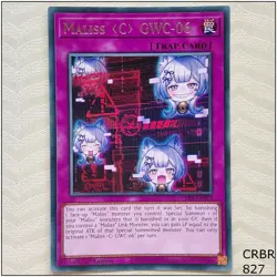 Maliss C GWC-06 - CRBR-EN023 - Rare 1st Edition Yugioh - Image 1