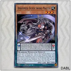 Amazoness Silver Sword Master - DABL-EN094 - Common 1st Edition Yugioh - Image 1