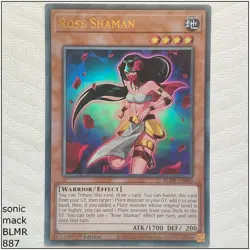 Rose Shaman - BLMR-EN040 - Ultra Rare 1st Edition Yugioh - Image 1