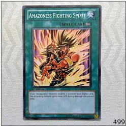 Amazoness Fighting Spirit - DREV-EN054 - Common 1st Edition Yugioh - Image 1