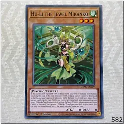 Hu-Li the Jewel Mikanko - CYAC-EN019 - Common 1st Edition Yugioh - Image 1