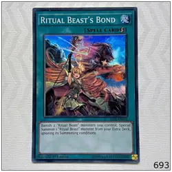 Ritual Beast's Bond - THSF-EN031 - Super Rare 1st Edition Yugioh - Image 1