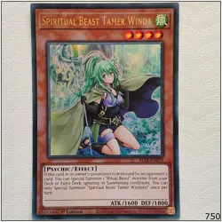 Spiritual Beast Tamer Winda - BLTR-EN070 - Ultra Rare 1st Edition Yugioh - Image 1