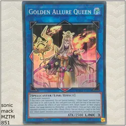 Golden Allure Queen - MZTM-EN058 - Super Rare 1st Edition Yugioh - Image 1