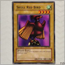 Skull Red Bird - LOB-A105 - Common 1st Edition Yugioh - Image 1