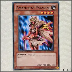 Amazoness Paladin - GLD3-EN004 - Common Limited Edition Yugioh - Image 1