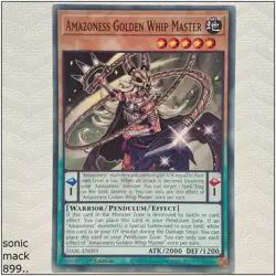 Amazoness Golden Whip Master - DABL-EN093 - Common 1st Edition Yugioh - Image 1