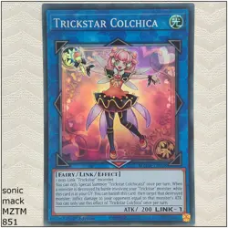 Trickstar Colchica - MZTM-EN028 - Super Rare 1st Edition Yugioh - Image 1