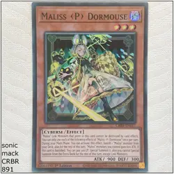 Maliss P Dormouse - CRBR-EN017 - Super Rare 1st Edition Yugioh - Image 1