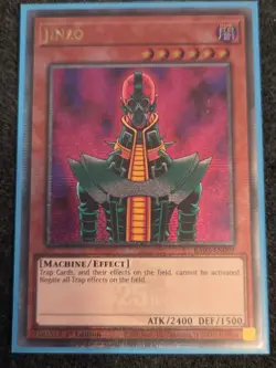 Yugioh 1x Jinzo - RA03-EN099 - Quarter Century Secret Rare - 1st Edition - Image 1