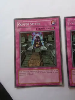 Playset: 3x Coffin Seller PGD-093 (Rare, Unlimited, Lightly Played / LP) Yugioh - Image 2