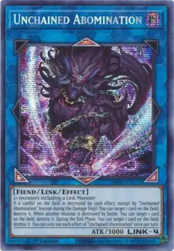 Yugioh! Unchained Abomination - MP20-EN175 - Prismatic Secret Rare - 1st Edition - Image 1