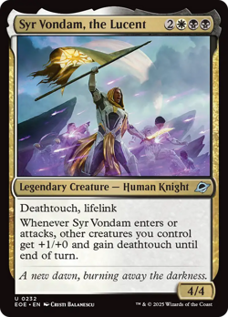 Syr Vondam, the Lucent #232 | Near Mint FOIL | Edge of Eternities Magic MTG - Image 1