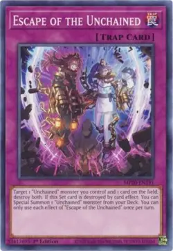 Yugioh! Escape of the Unchained - MP20-EN191 - Common - 1st Edition Near Mint, E - Image 1