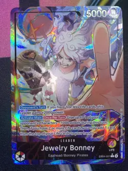 One Piece TCG OP15 -EB04 Jewelry Bonney Leader Alt Art EB04-001 NM - Image 1