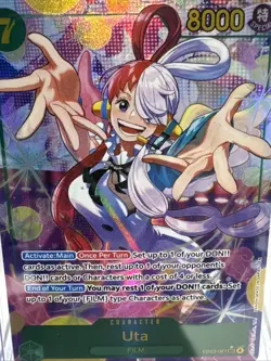 Uta 2026 One Piece EB03 Heroines Edition Secret Rare Alt Art 061 ENGLISH SP - Image 2