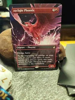 MTG Arclight Phoenix - Borderless anime art - Ravnica Remastered #0427 - Image 1