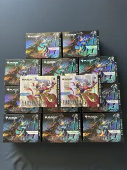 Magic The Gathering Final Fantasy Collector Booster Gift Bundle & Omega 13 TOTAL - Image 1