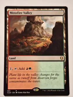 Mossfire Valley - Commander: Legends Magic the Gathering MTG Nice! - Image 1