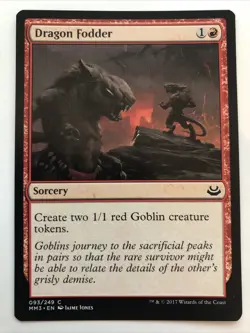 MTG Modern Masters 2017 Dragon Fodder 093/249 LP - Image 1