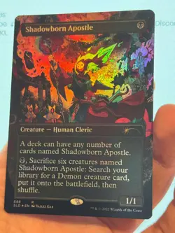 1X FOIL Shadowborn Apostle BORDERLESS 688 Extremely Rare SLD Bonus MTG Magic EDH - Image 4