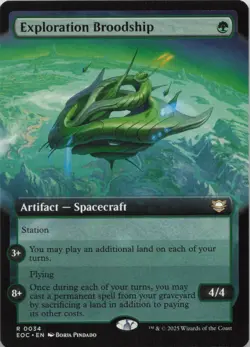 Exploration Broodship (Extended Art) R Commander: Edge of Eternities 34 NM - Image 1