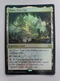 MTG Three Tree City Bloomburrow 0260 Foil Rare - Image 1
