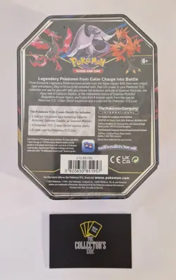 Crown Zenith Galarian Moltres Tin - Pokemon TCG - [Sealed] - Image 3