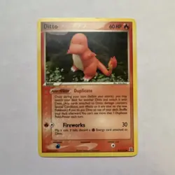Pokemon Ditto (Charmander) 61/113 EX Delta Species 2005 - Image 1