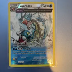 Gyarados Half Art 21/98 Reverse Holo Pokemon Ancient Origins 2015 - Image 3