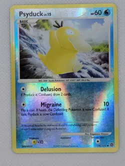Pokemon Psyduck Secret Wonders 100/132 Reverse Holo Common Basic English MP - Image 1