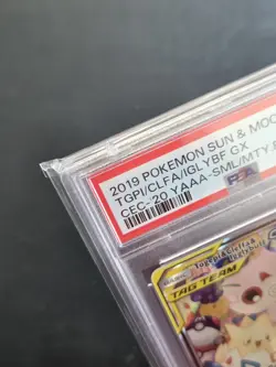 2019 POKEMON SUN & MOON COSMIC ECLIPSE TOGEPI & CLEFFA & IGGLYBUFF GX PSA 9 - Image 3