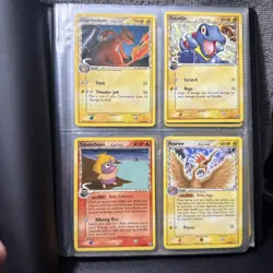 Pokemon Delta Species Lot - Most from 2006. Comes with binder as shown. - Image 1